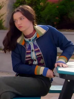 Electric Bloom 2026 Ruby Marino Denim Zip Up Jacket