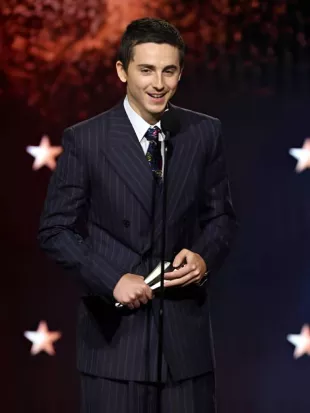 31st Annual Critics Choice Awards Timothée Chalamet Navy Blue Suit