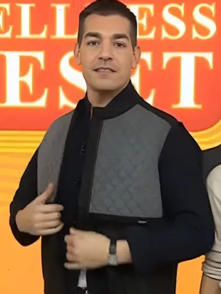 The Today Show 2026 Matt Rogers Gray Quilted Vest