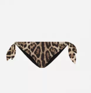 Leopard Tie Side Bottoms