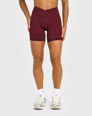 Unified Wrap Shorts White Logo 6"