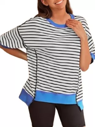 Fixer to Fabulous S07 Jenny Marrs Striped T-Shirt