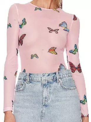 Electric Bloom Tulip Aoki Butterfly Top