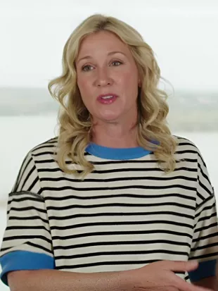 Fixer to Fabulous S7 Jenny Marrs Crewneck Striped T-Shirt