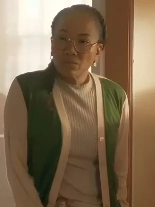 Will Trent Season 4 Sonja Sohn Green & Beige Cardigan