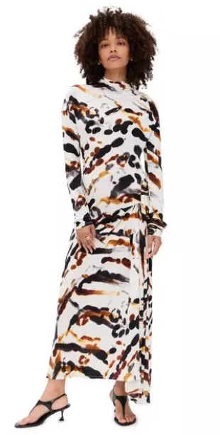 Lia Long-Sleeve Maxi Dress
