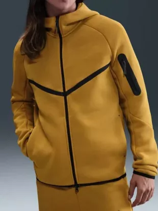Fleece Windrunner Full-Zip Yellow Jacket