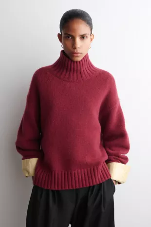 Chunky Mock Neck Sweater