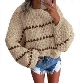 Long Sleeve Sweaters Crew Neck