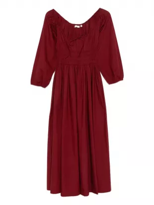 Quintessa Cotton Midi-Dress