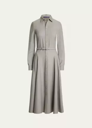 Safford Belted Midi Shirtdress