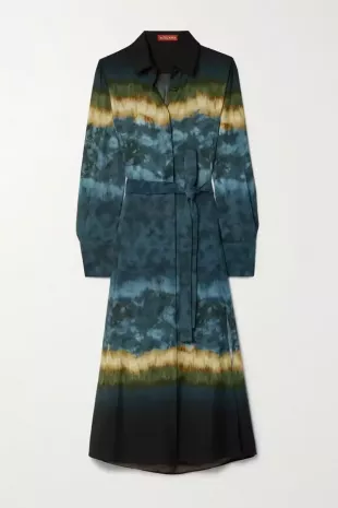 Lucie Tie-Dye Shirtdress
