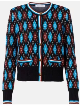 The View 2026 Joy Behar Argyle Cardigan