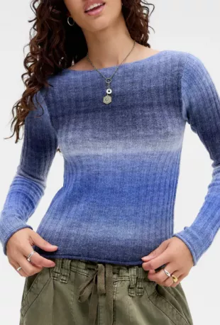Ombré Stripe Sweater