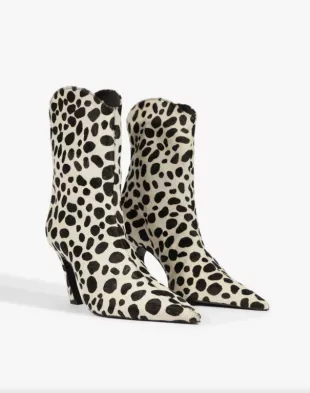 Maryann Curve Calf Hair Booties