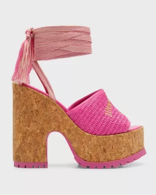 Gal Raffia Sandals