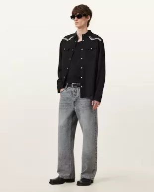 Dallin Embroidered Long Sleeve Shirt