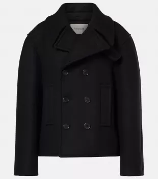Oversized Virgin Wool Peacoat