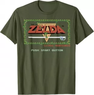 Classic NES Title Screen T Shirt