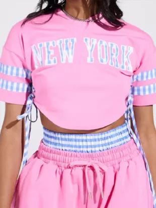 Electric Bloom S01 Carmen B. Sanchez Cropped Tee