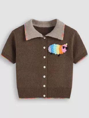 Electric Bloom S01 Ruby Marino Brown Top