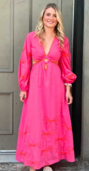 Madison Fuchsia Maxi