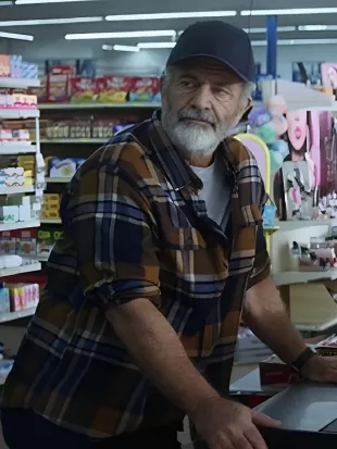 Hunting Season 2025 Mel Gibson Plaid Shirt