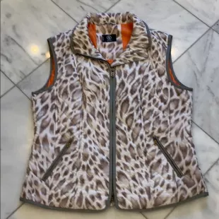 Leopard Quilted Vest