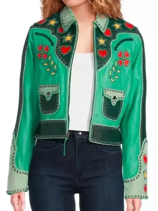 Beyond The Gates Jessica Western Printed Jacket