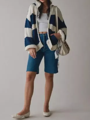 Happy’s Place S02 Belissa Escobedo Hooded Cardigan