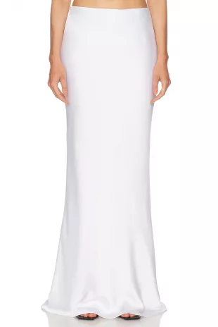 Bias Obie Skirt in Snow White