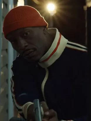 Tyrese Gibson Oscar Shaw Navy Blue Tracksuit