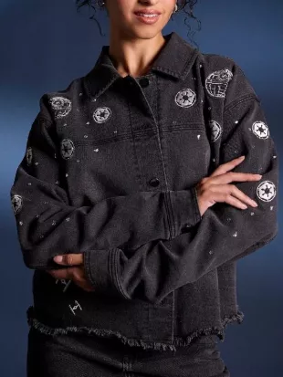Star Wars Darth Vader Rhinestone Denim Jacket