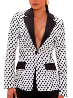 Beyond The Gates Lauren Buglioli Polka Dot Blazer