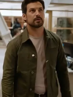 Wild Cards S03 Cole Ellis Green Jacket