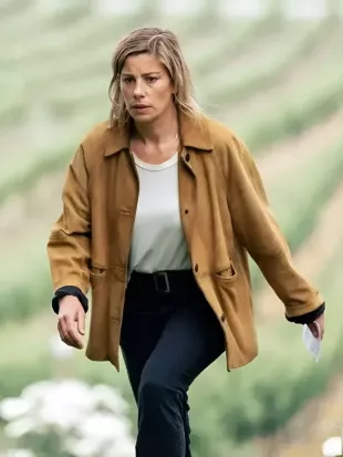 Lillian Vandenberg Dear Life 2026 Brown Suede Jacket