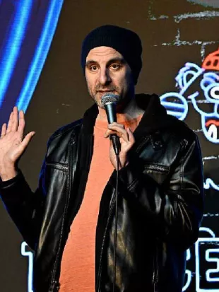 The Ice House Comedy Club 2026 Brian Monarch Black Leather Jacket