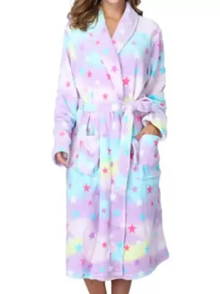 His & Hers S01 Zoe Harper Tie Dye Star Robe