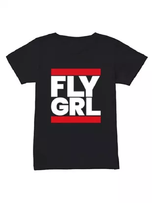Mavis Beaumont FLY GRL T-Shirt