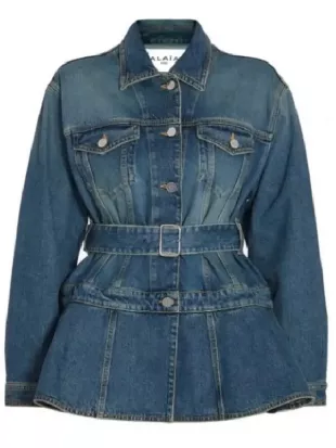 The Traitors US S04 Lisa Rinna Blue Denim Jacket