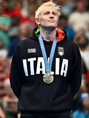 Italia Olympics Black Hoodie