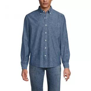 Long Sleeve Chambray Shirt