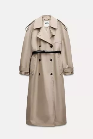 Oversized Water Repellent Trench Coat