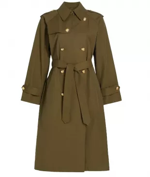 Olive Green Trench Coat