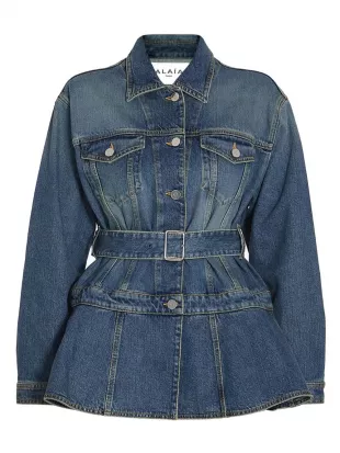 Peplum Denim Jacket
