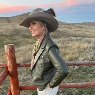 Vegan Leather Blazer