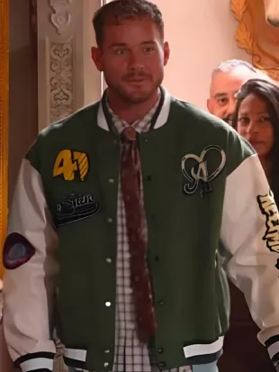 The Traitors US Season 4 Green Varsity Jacket
