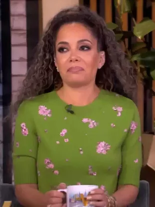 The View S29 Sunny Hostin Floral Cluster Sweater