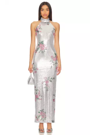 Luiza Sequin Maxi Dress