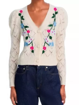 9-1-1 S09 Cecilia Embroidery Cardigan